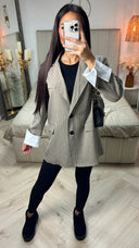 Oversized Striped Blazer