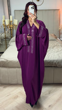 Famous Design Stones Abaya