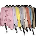 Basic-Cardigan mit 3 Bändern 6072
