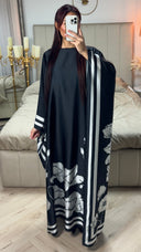 Inside Tie Belt Flower Print Dress