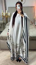 Inside Tie Belt Flower Print Dress