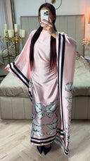 Inside Tie Belt Flower Print Dress