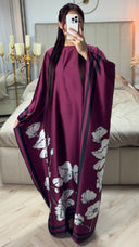 Inside Tie Belt Flower Print Dress