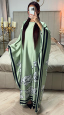 Inside Tie Belt Flower Print Dress