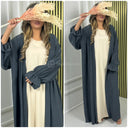 Kimono mit Rüschenärmeln in Übergröße