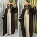 Kimono mit Rüschenärmeln in Übergröße