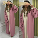 Kimono mit Rüschenärmeln in Übergröße