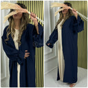Kimono mit Rüschenärmeln in Übergröße