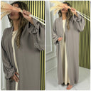 Kimono mit Rüschenärmeln in Übergröße