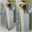 Kimono mit Rüschenärmeln in Übergröße