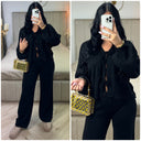 Knitwear 2 Ties Cardigan Set