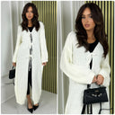Knitwear 3 Ties Maxi Cardigan