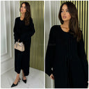 Knitwear 3 Ties Maxi Cardigan