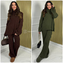 Koop trendy gebreide oversized set. Koop je trendy meisjes kleding in Rotterdam.
