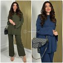 Knitwear Oversized Long Top Wide Leg And Sleeve Detail 23535