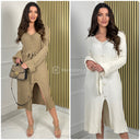 Shop vandaag nog bij de afgeprijsde optie van gebreide cardigan met strikceintuur. Koop je trendy kleding voor dames in Rotterdam.