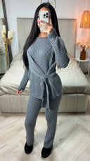 Knitwear Shawl Wrap Detail Set