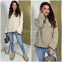 Knitwear Sweater Line Detail Double Splits