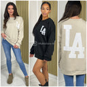 The sweater back and front