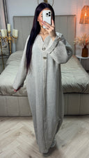 Linnenlook Dress Golden Buttons