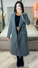 Military Teddy Jacket Golden Buttons