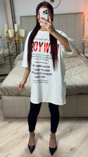 NY Oversized Tshirt Dress