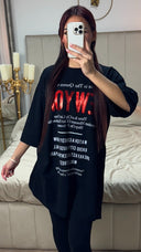 NY Oversized Tshirt Dress