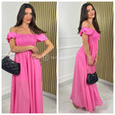 Off Shoulder Summer Maxi Dress