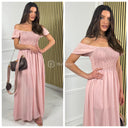 Off Shoulder Summer Maxi Dress