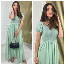 Off Shoulder Summer Maxi Dress