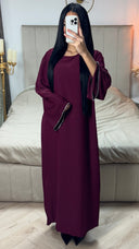 Oversized Abaya Diamond Sleeve Detail
