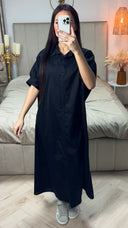 Oversized Blouse Maxi Dress