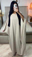 Oversized Butterfly Rhinestone Abaya Inside Tie Belt