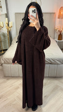 Oversized Comfy Teddy Maxi Dress