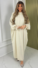 Oversized Headscarf Double Hood Laces Detail