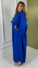 Oversized Headscarf Double Hood Laces Detail