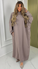 Oversized Headscarf Double Hood Laces Detail