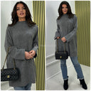 Übergroßer, langer Pullover