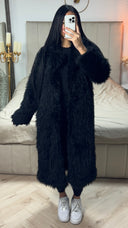 Oversized Teddy Thick Maxi Jacket