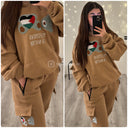 Palestinian Lives Matter – Kapuzenpullover mit Teddy-Stickerei, Cargo-Trainingsanzug