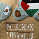 Palestinian Lives Matter Teddy Embroidery Hoodie Cargo Tracksuit