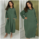 Perfect Oversized Blouse Dress Pocket Details