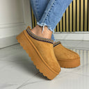 Famous 5CM Platform Taswoman Camel S320