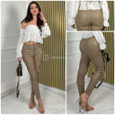 Premium Quality Leatherlook Push Up Pants 77513-2