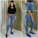 Premium Quality Stretch Ankle Fray Jeans 77575
