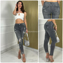 Premium Quality Stretch Heavy Ripped Push Up Jeans Y5016