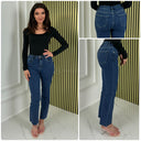 Premium Quality Stretch Wide Leg Jeans Y6306D