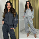 Premium Quality Thick Jogging Set Zipper Detail