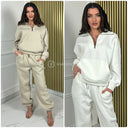 Premium Quality Thick Jogging Set Zipper Detail