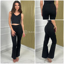 Premium Quality Wide Leg Pants Mid Stripe Detail LM1208